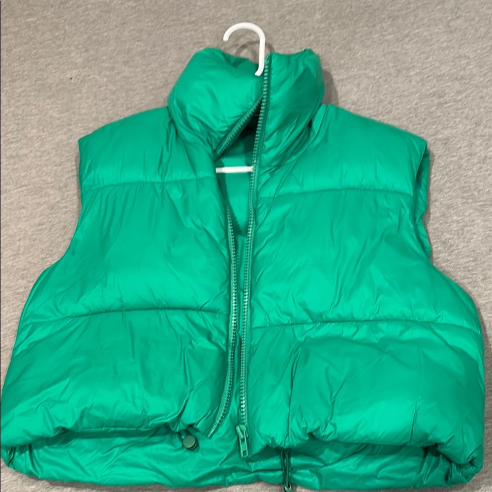 Green Puffer Vest
